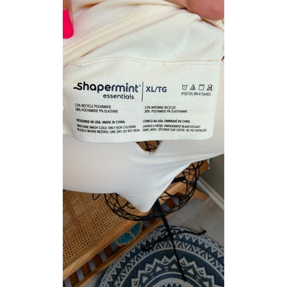 Shapermint Essentials Wireless Bra Nude Cream XL New - Picture 6 of 6